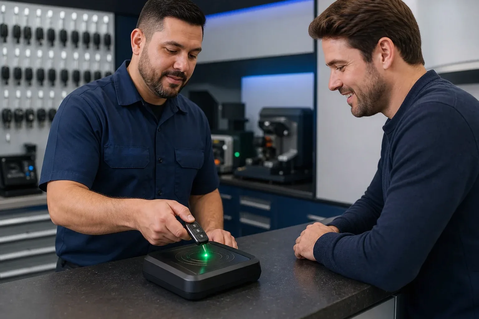 Programação de chaves e controles em Santa Rita
